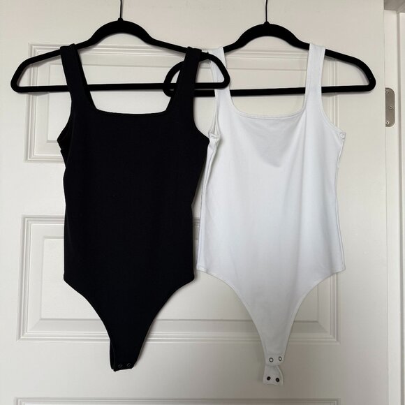 Never Worn - A&F 2-Pack Seamless Fabric Tank Bodysuits - Picture 1 of 4